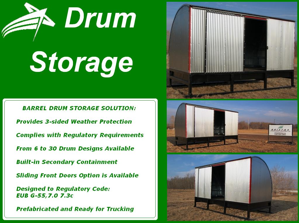 Bristar Secondary Containment for AST's Barrel Drum Docks